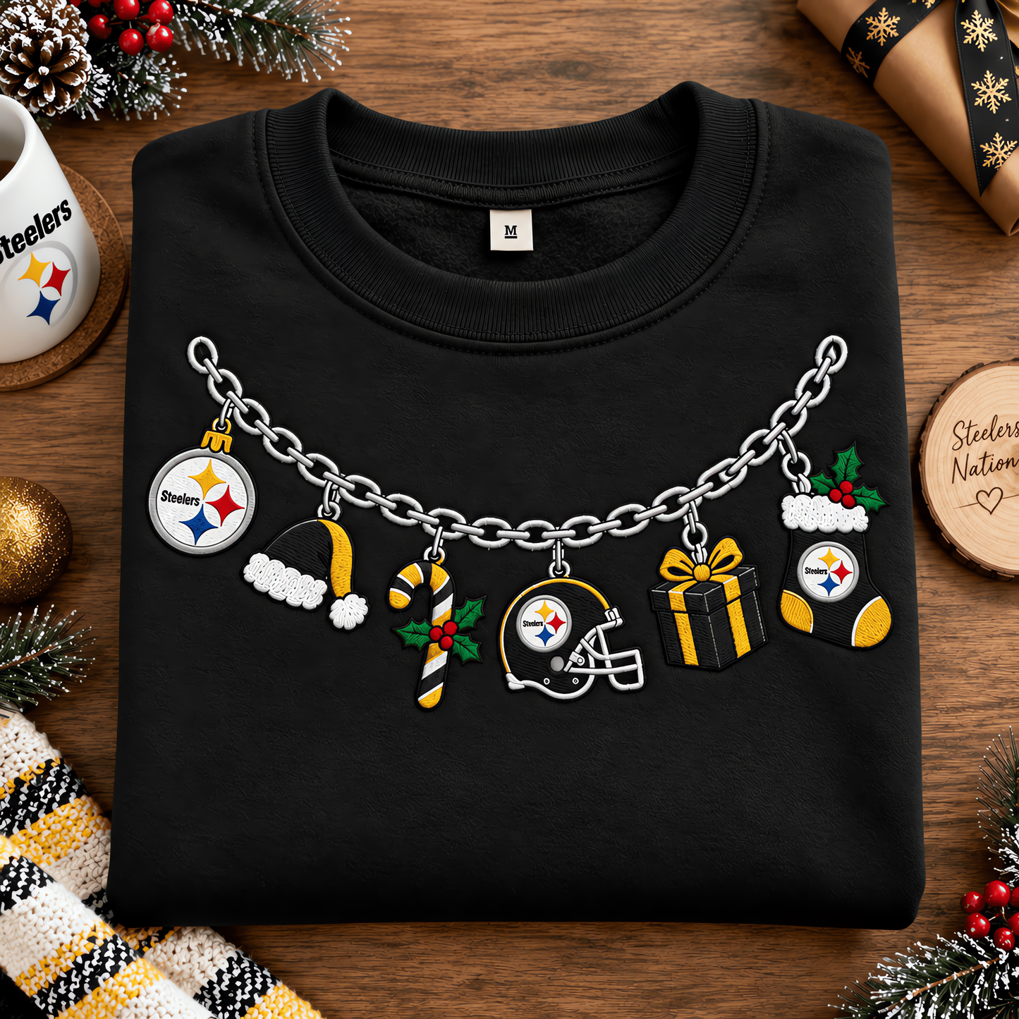 Pittsburgh Steelers NFL New Style Christmas Sweatshirt Gift For Fan Love