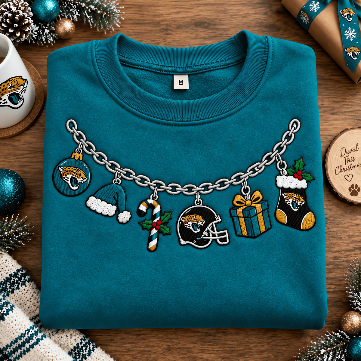 Jacksonville Jaguars NFL New Style Christmas Sweatshirt Gift For Fan Love