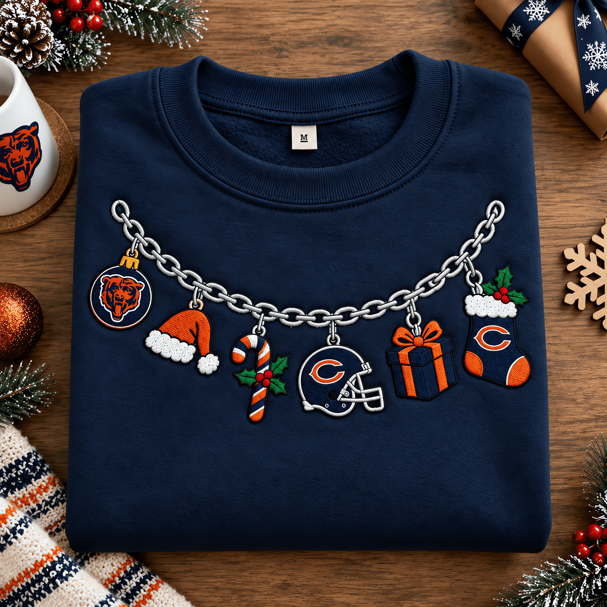 Chicago Bears NFL New Style Christmas Sweatshirt Gift For Fan Love