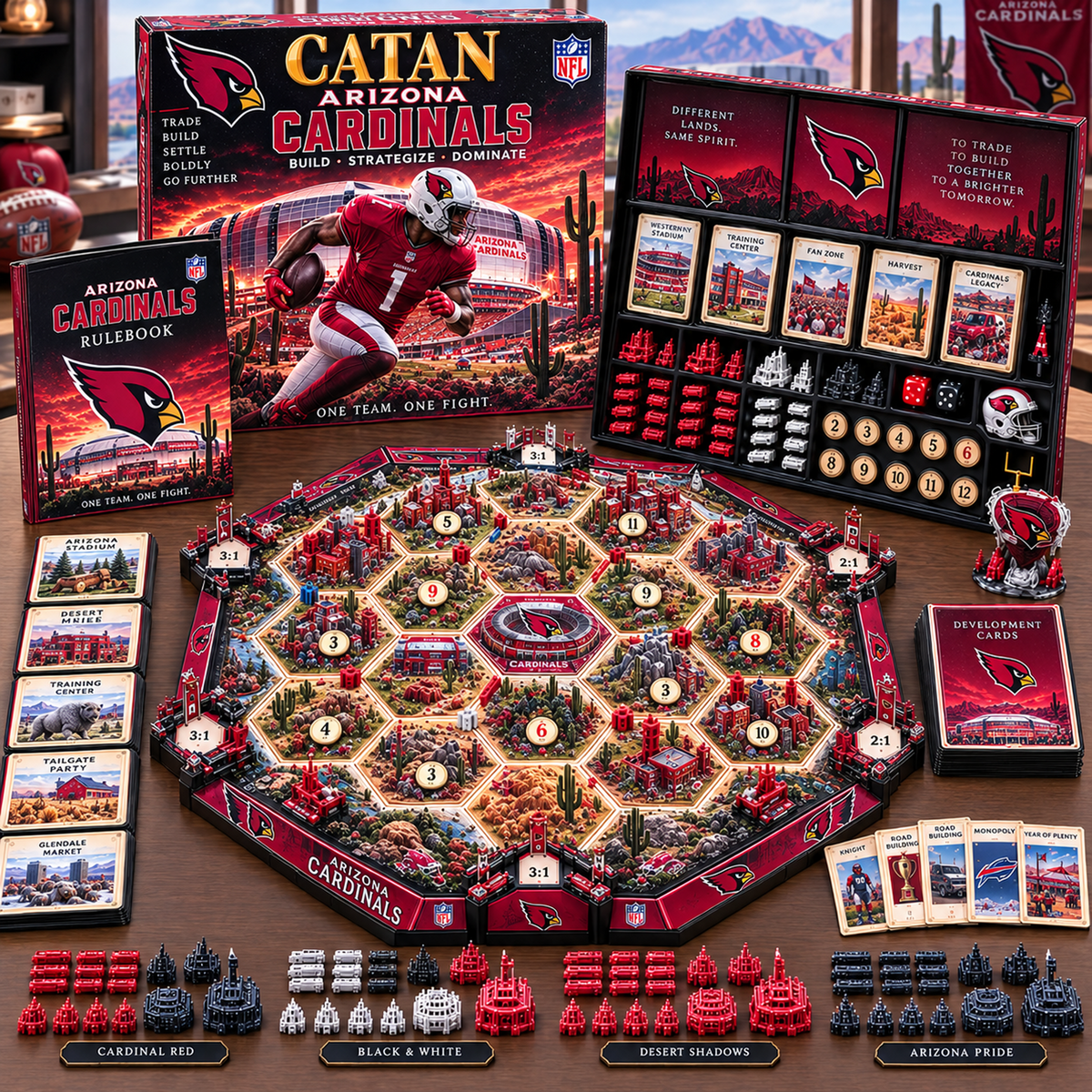 ARI X NFL Premium Strategy Board Game
