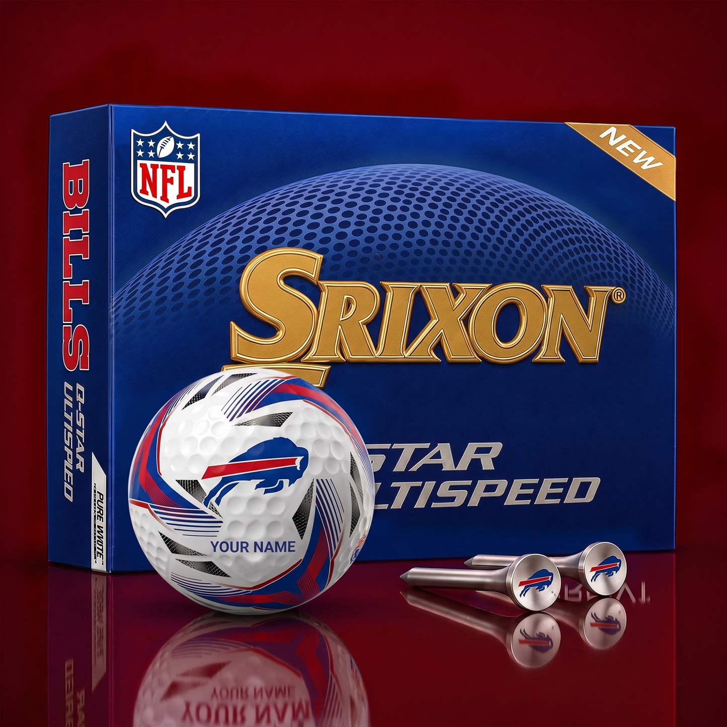 BB_NFL Football Fan Signature Golf Ball Set Personalized Edition