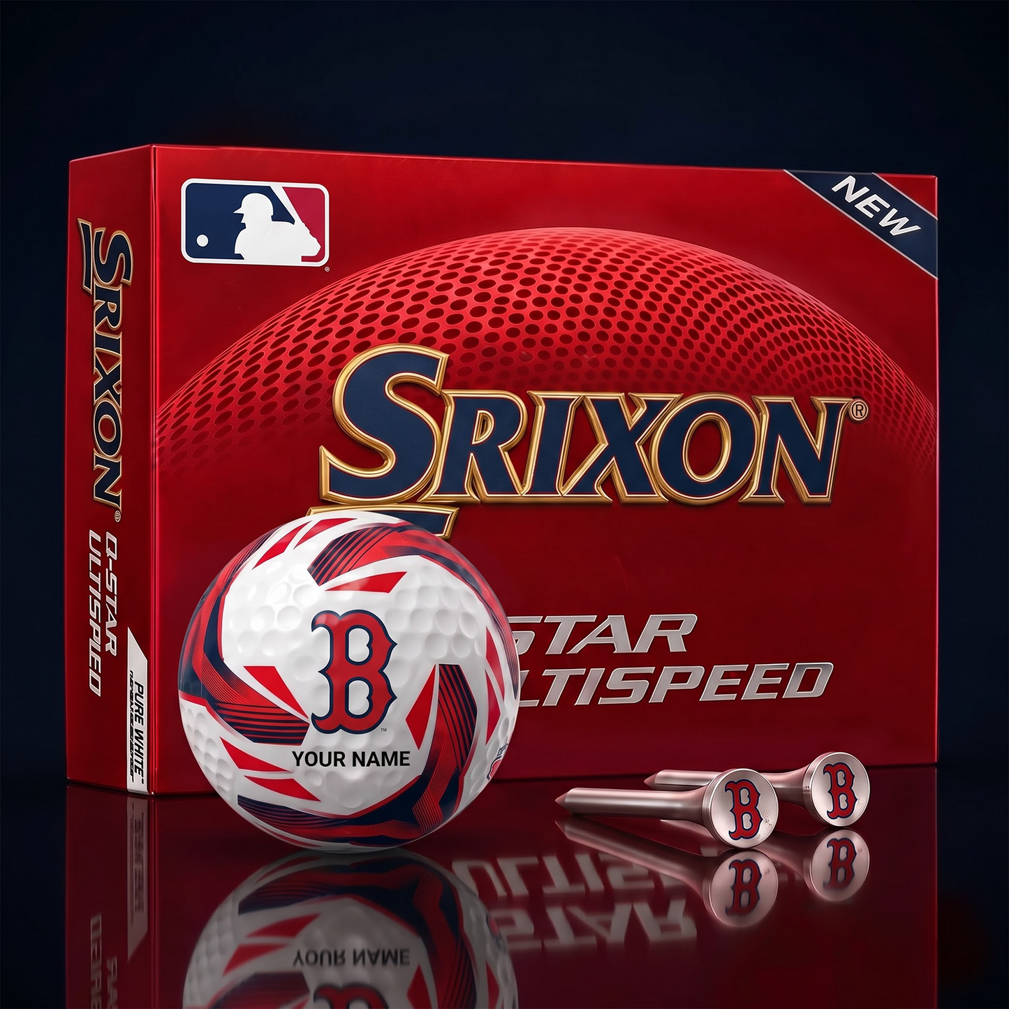 BRS x MLB Football Fan Signature Golf Ball Set Personalized Edition