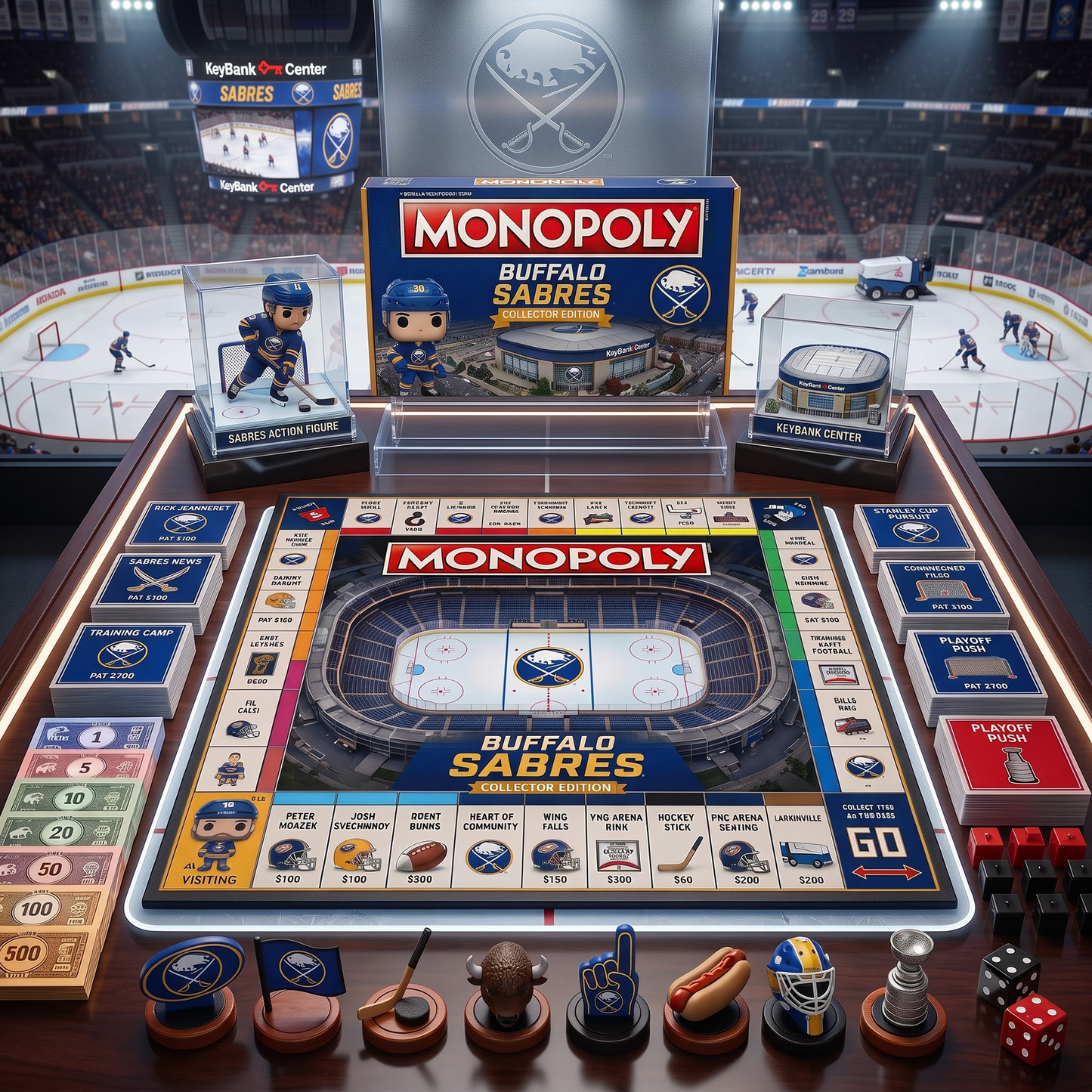 BS_PREMIUM MONOPOLY NHL COLLECTOR’S EDITION BOARD GAME