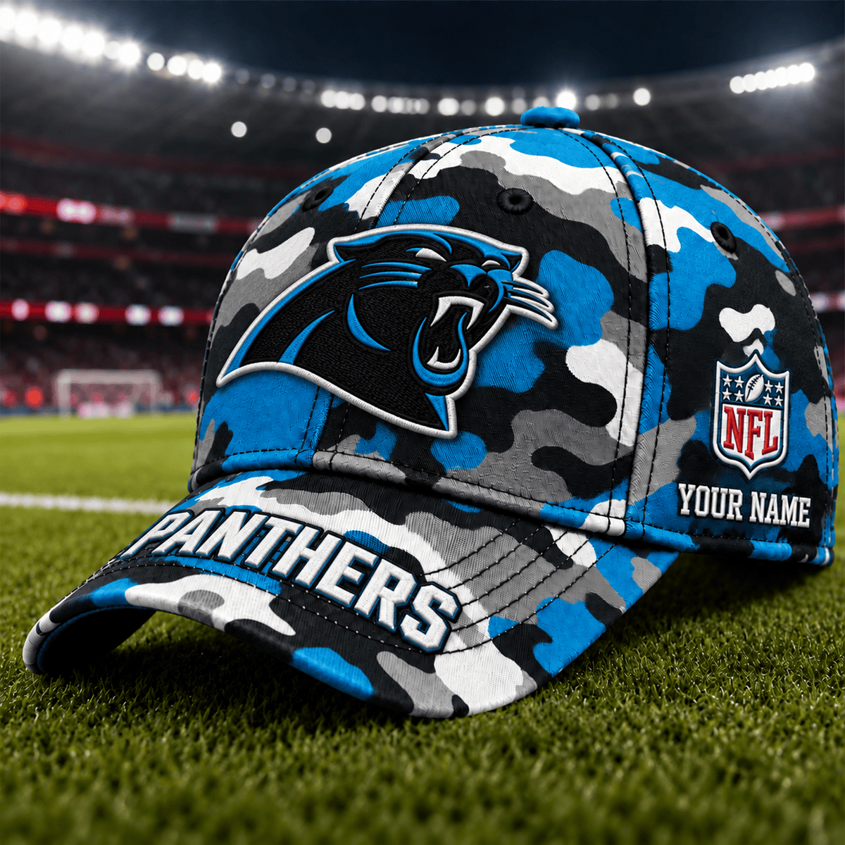 CAR X NFL Cap Camo Custom Name For Fan