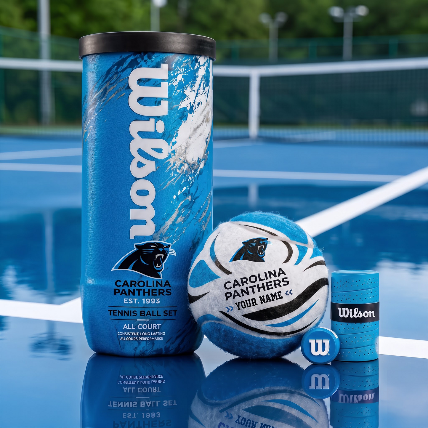 CAR X PREMIUM NFL EXCLUSIVE PERSONALIZED TENNIS BALL SET