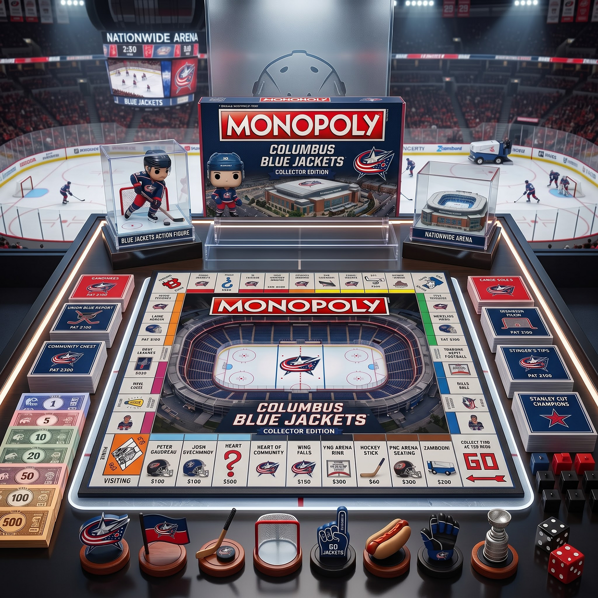 CBJ_PREMIUM MONOPOLY NHL COLLECTOR’S EDITION BOARD GAME