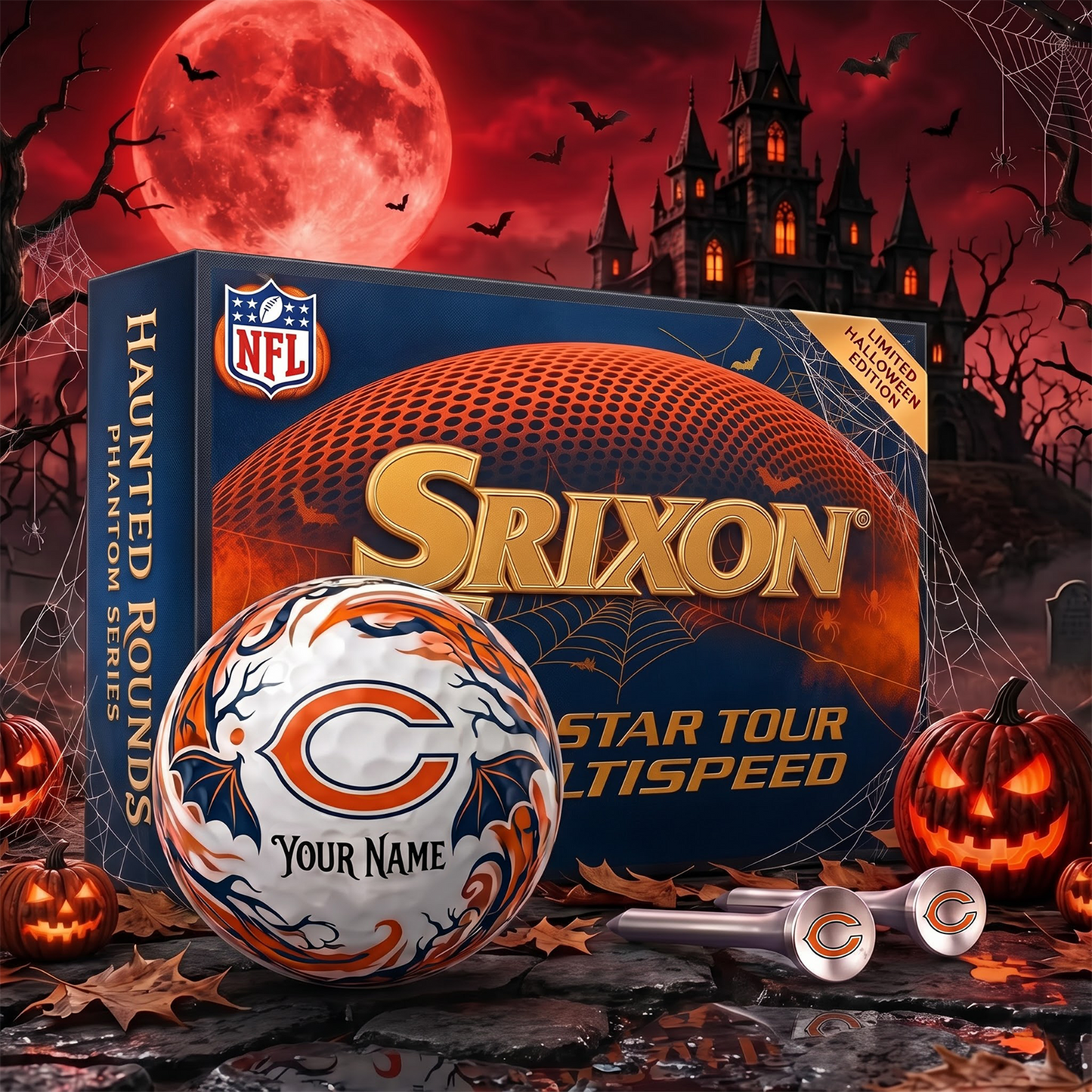 CB_Premium NFL Halloween Golf Ball Limited Edition