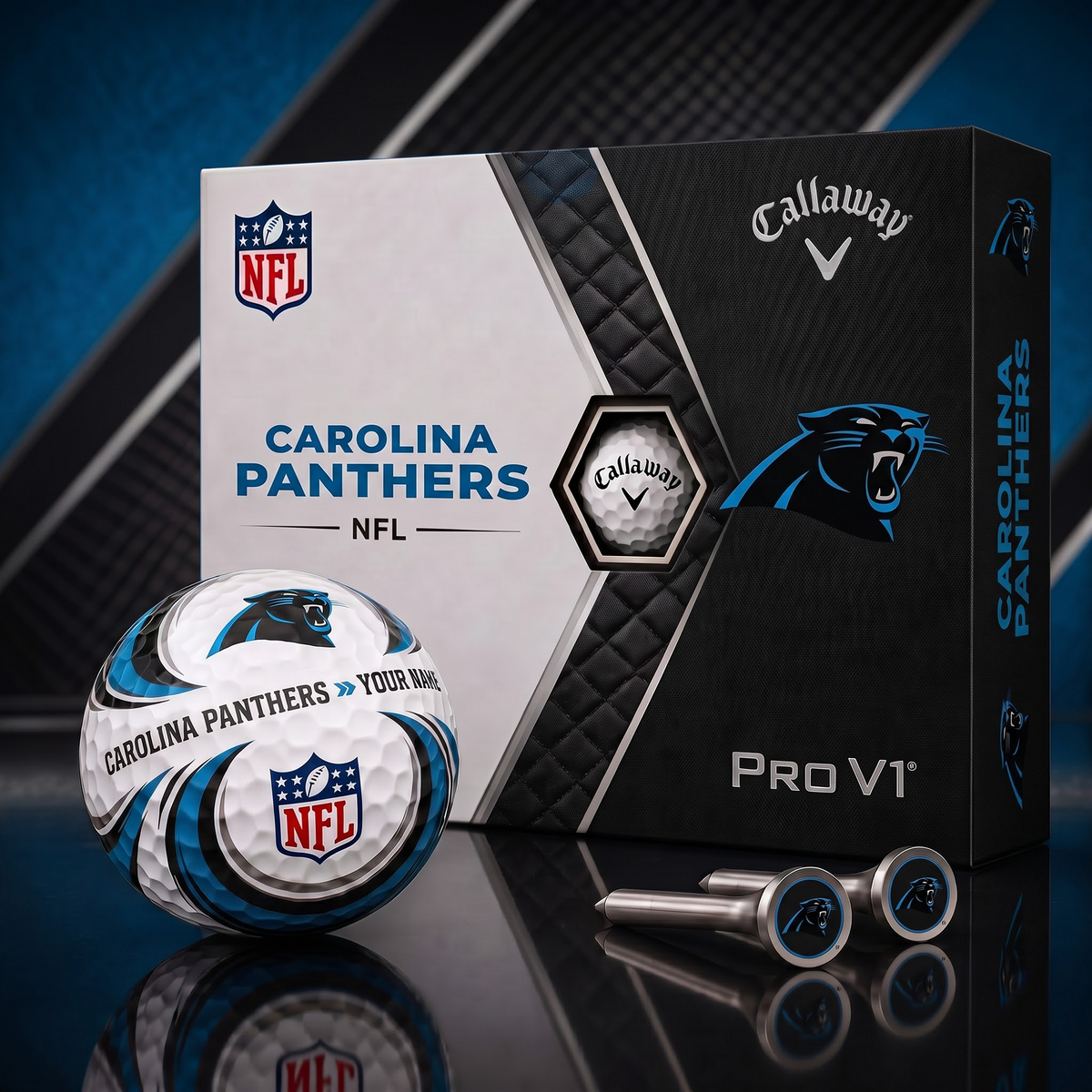 CP_PREMIUM NFL PERSONALIZED PRO V2 GOLF BALL SET COLLECTOR EDITION 1808
