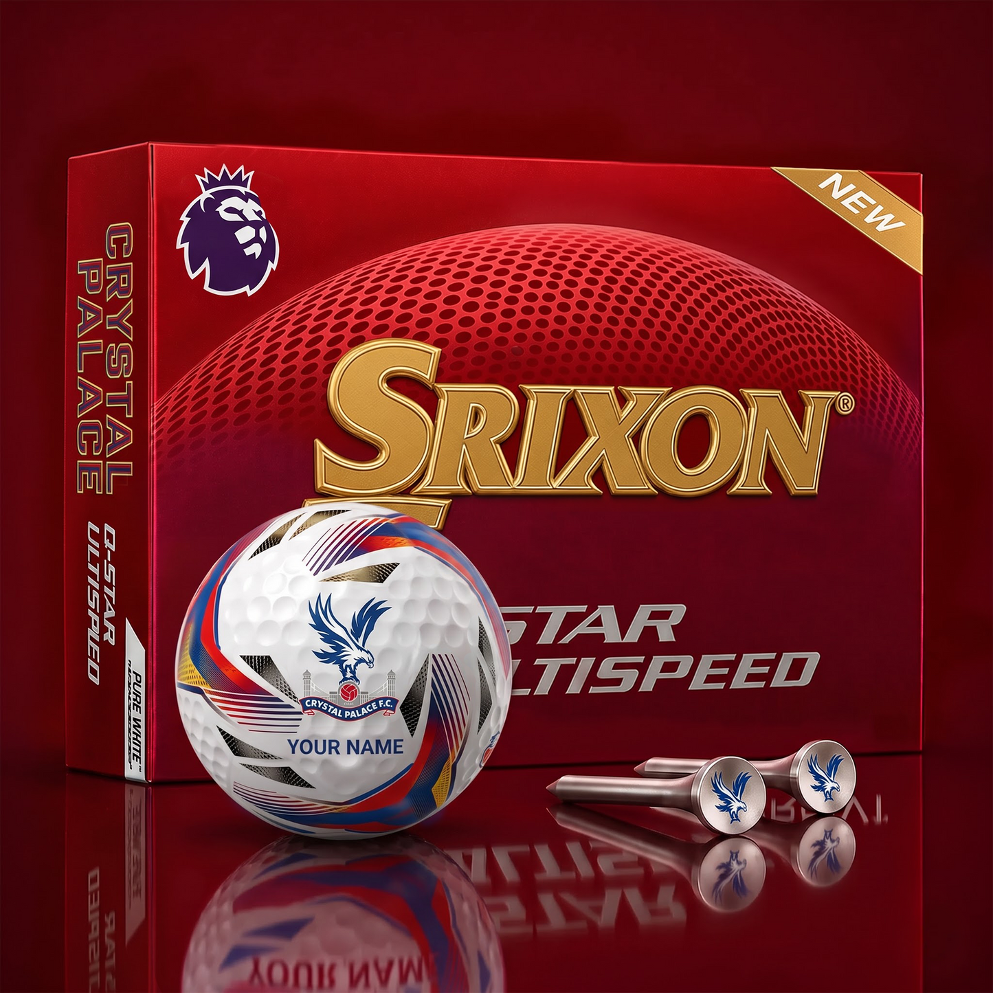 CRY_EPL Football Fan Signature Golf Ball Set Personalized Edition