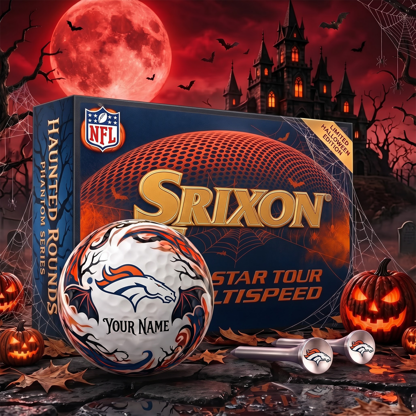 DB_Premium NFL Halloween Golf Ball Limited Edition