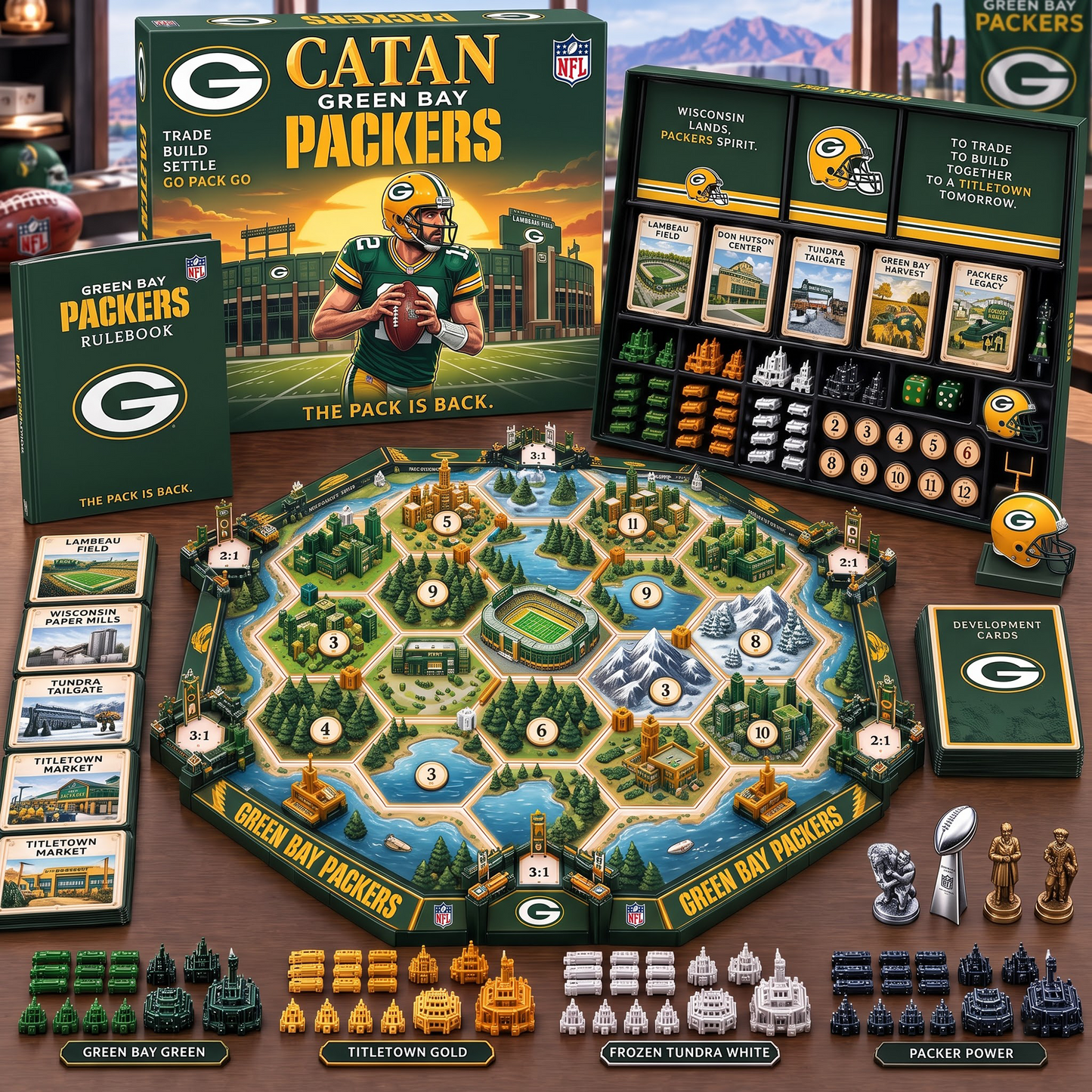 GB X NFL Premium Strategy Board Game