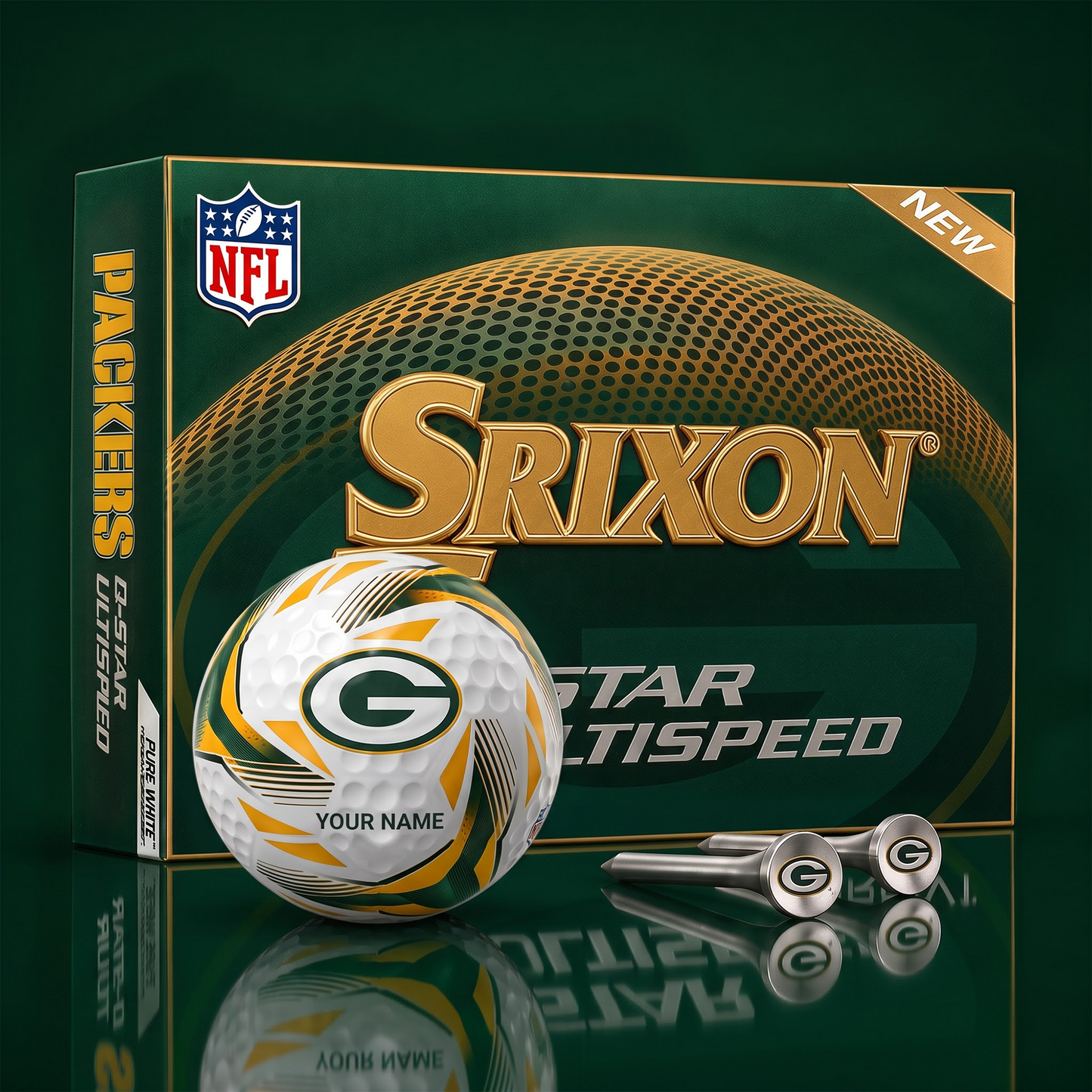 GBP_NFL Football Fan Signature Golf Ball Set Personalized Edition