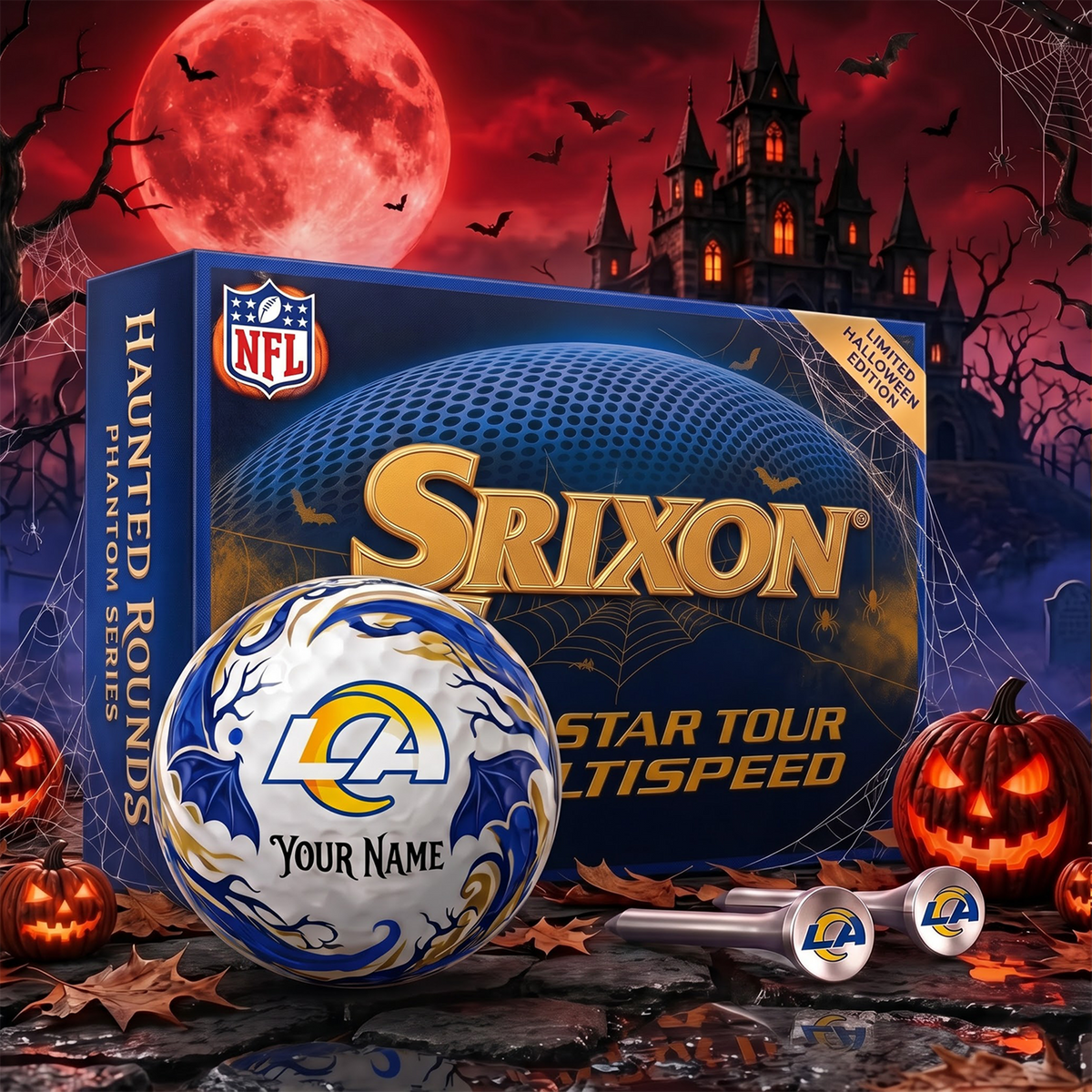 LAR_Premium NFL Halloween Golf Ball Limited Edition