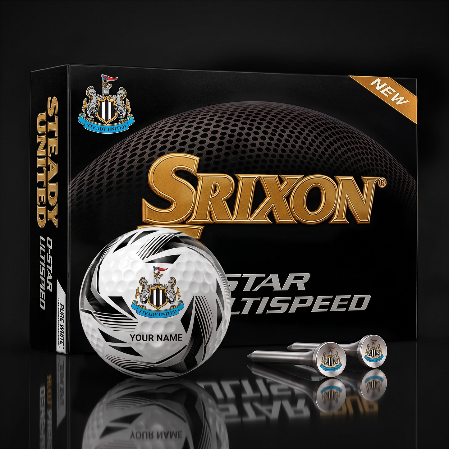 NEW_EPL Football Fan Signature Golf Ball Set Personalized Edition