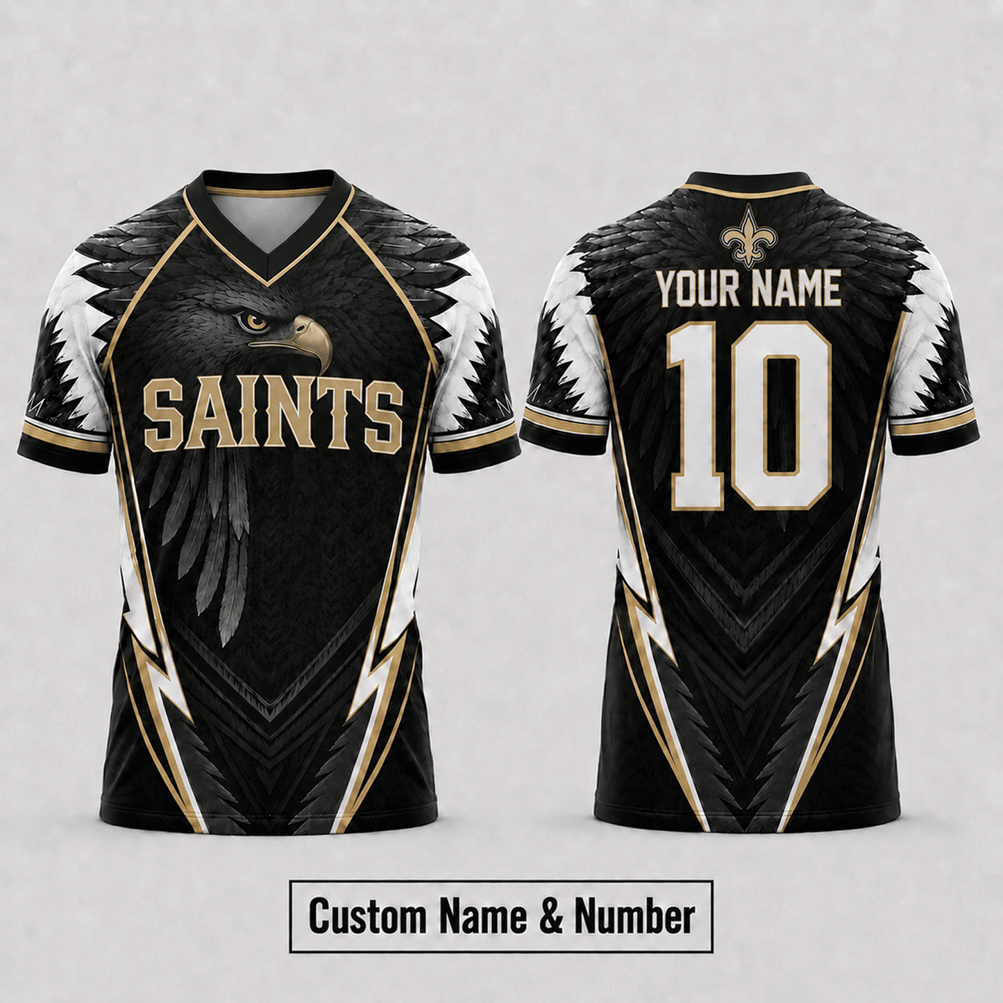 NO x NFL Premium Custom Name And Number Jersey For Fierce Football Fans