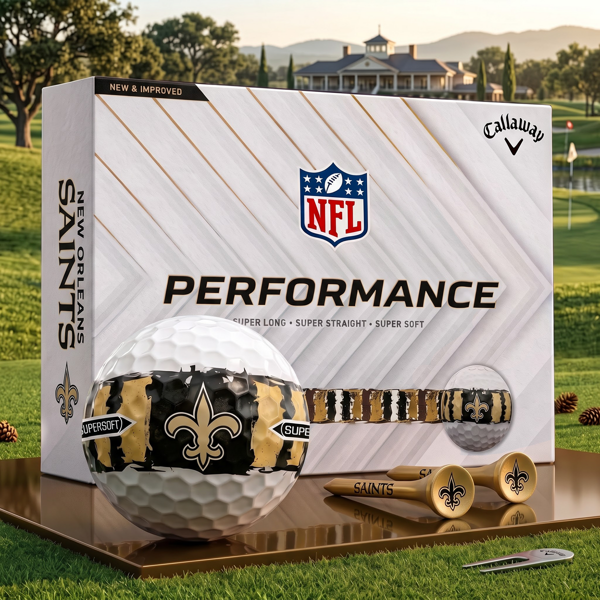 NOS_NFL Premium Golf Ball Limited Edition Set