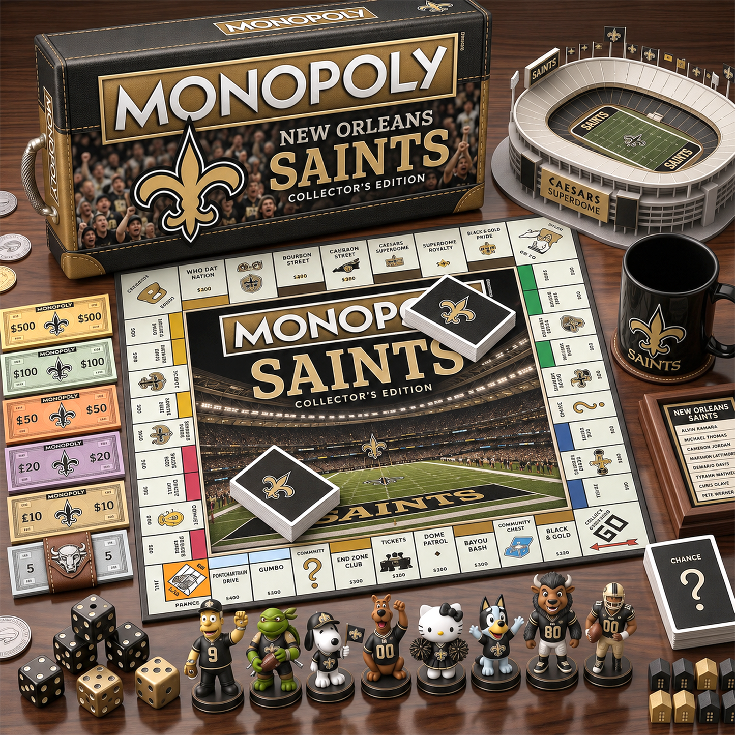 NOS_PREMIUM MONOPOLY NFL COLLECTOR’S EDITION BOARD GAME