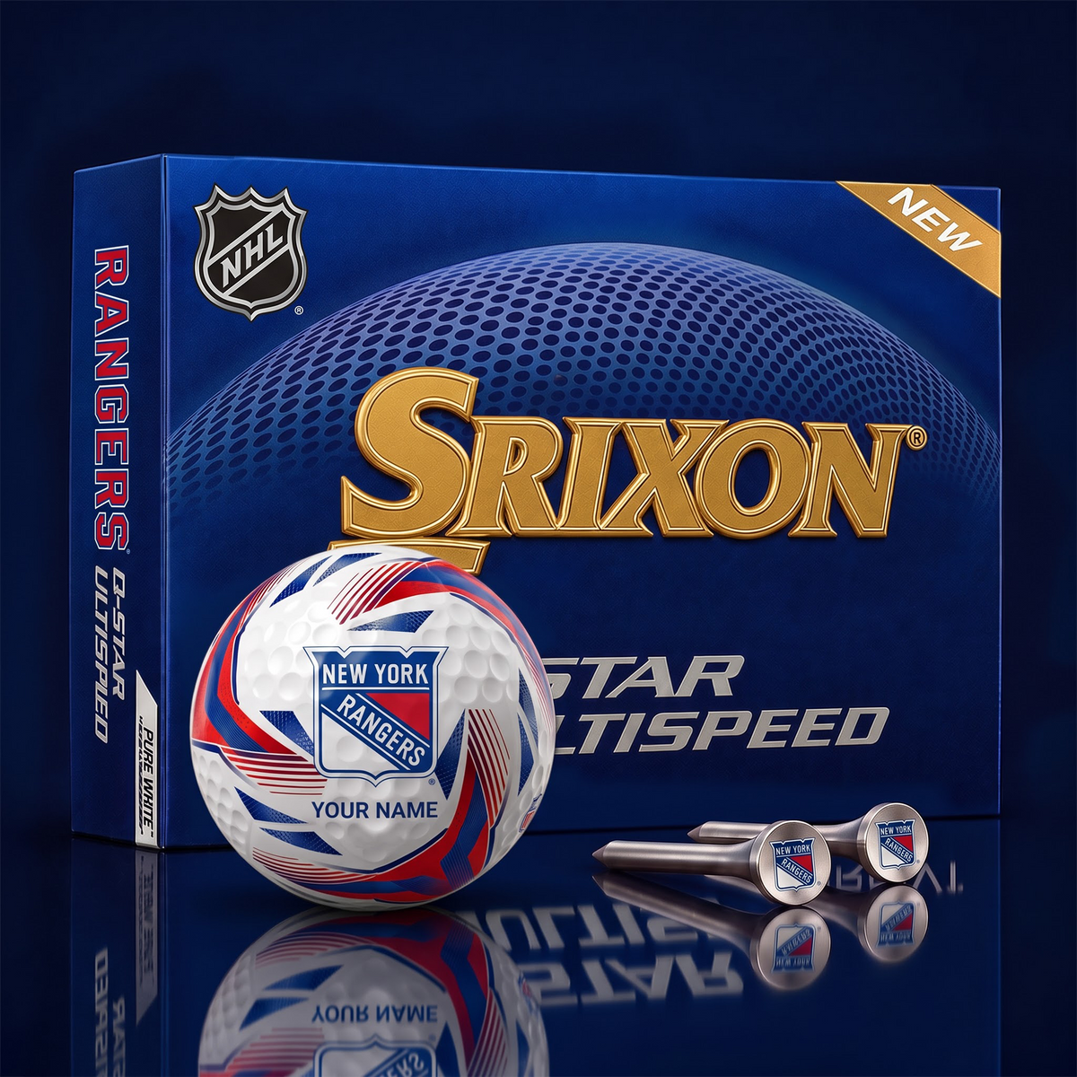 NYR_NHL Fan Signature Golf Ball Set Personalized Edition