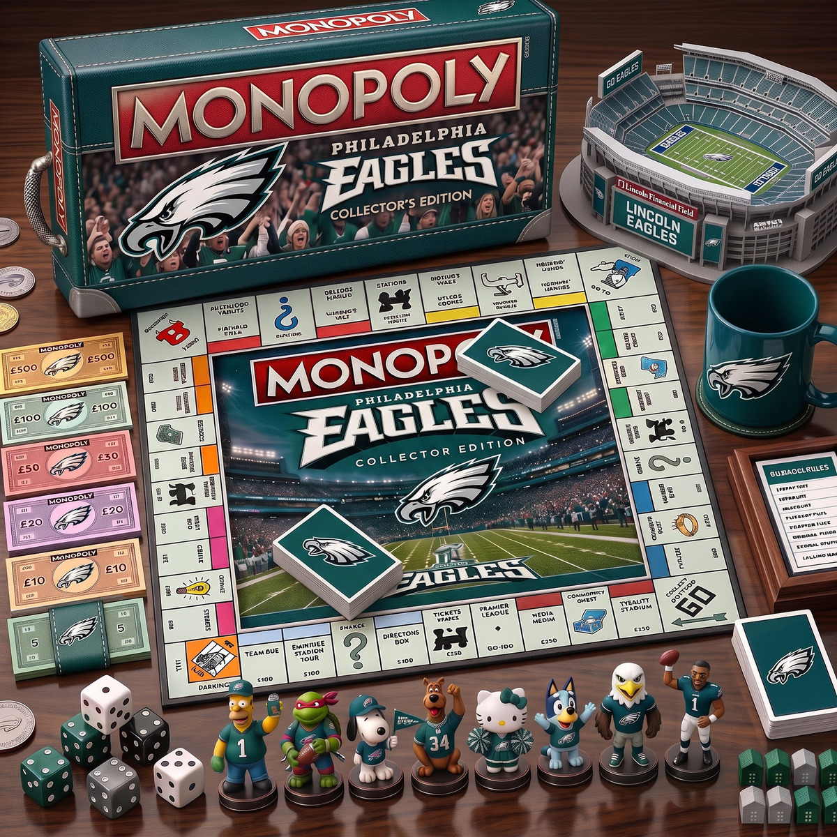 PE_PREMIUM MONOPOLY NFL COLLECTOR’S EDITION BOARD GAME