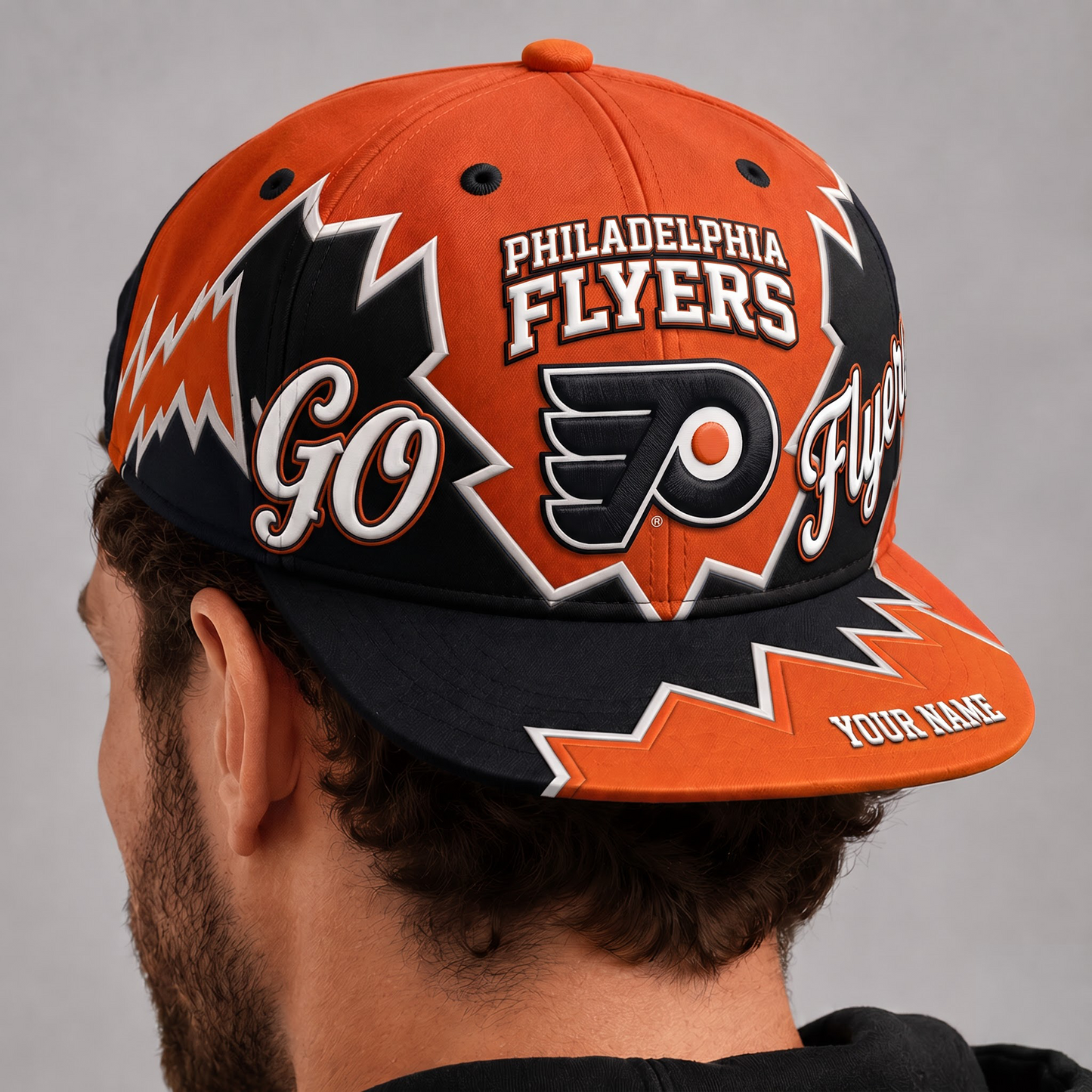 PHI X NHL Premium Snapback CapPersonalized Gift For Fan Hockey Men Women