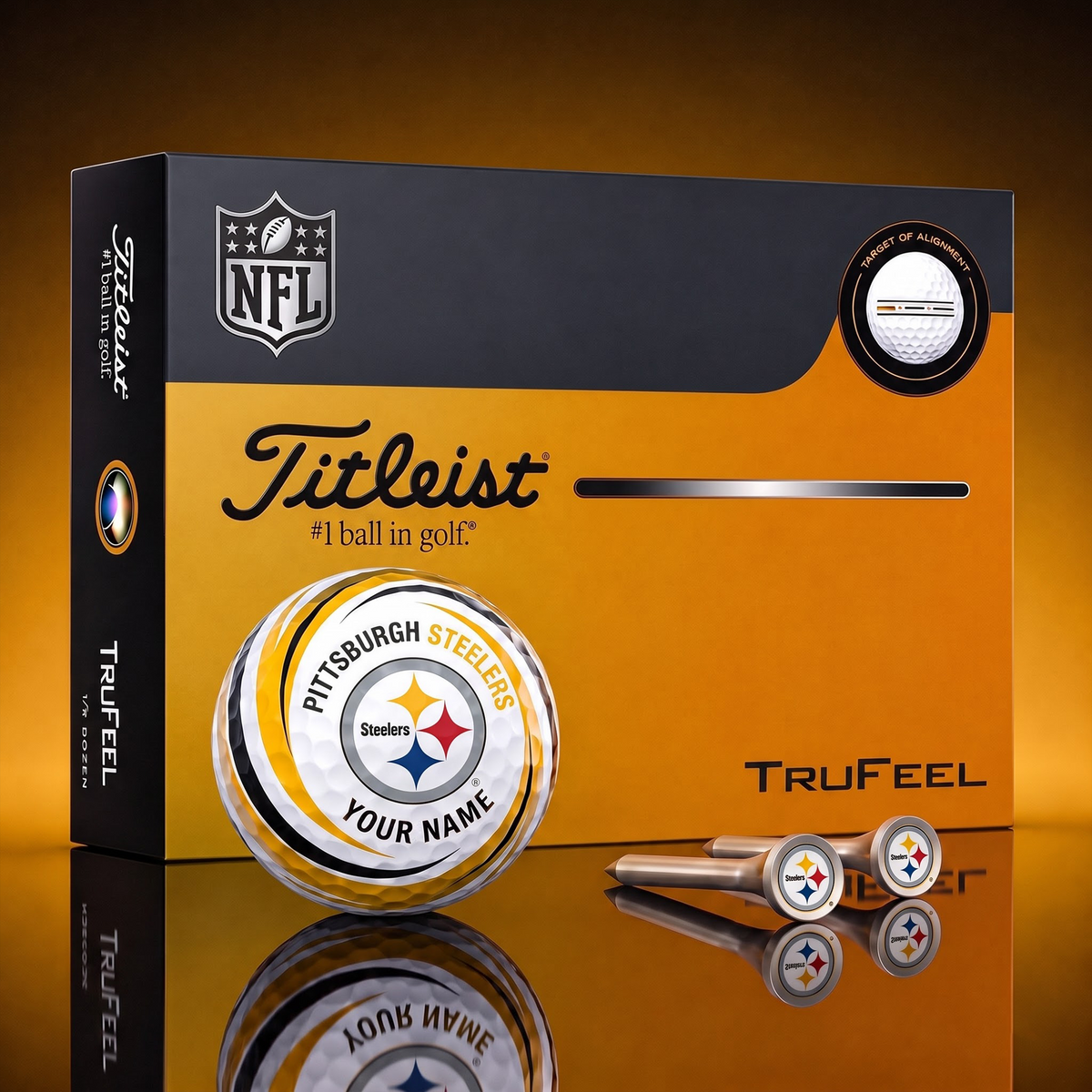 PIT X SIGNATURE NFL DELUXE PERSONALIZED GOLF BALL SET – PREMIUM EDITION