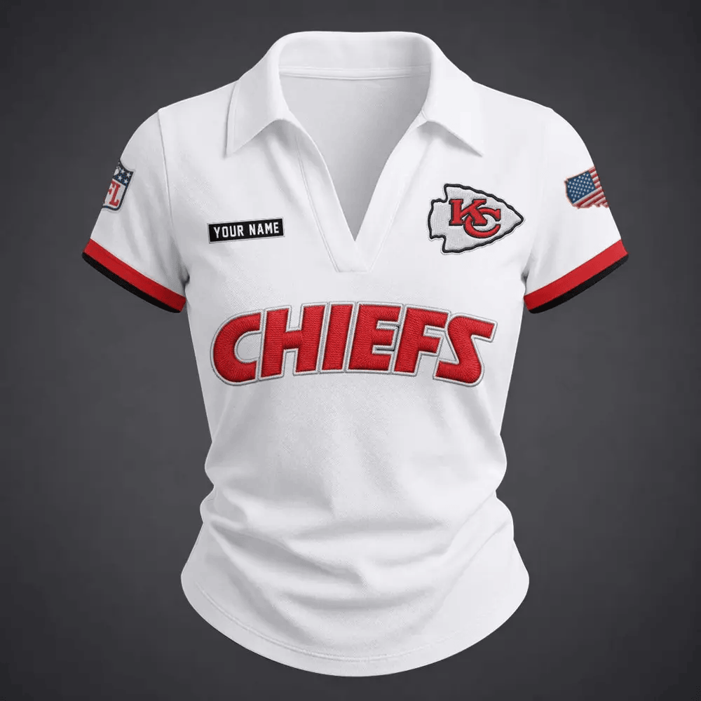 PREMIUM NFL X KCC Women�???s Collared Shirt FOR SUMMER HOLIDAY NDT VHM 090626