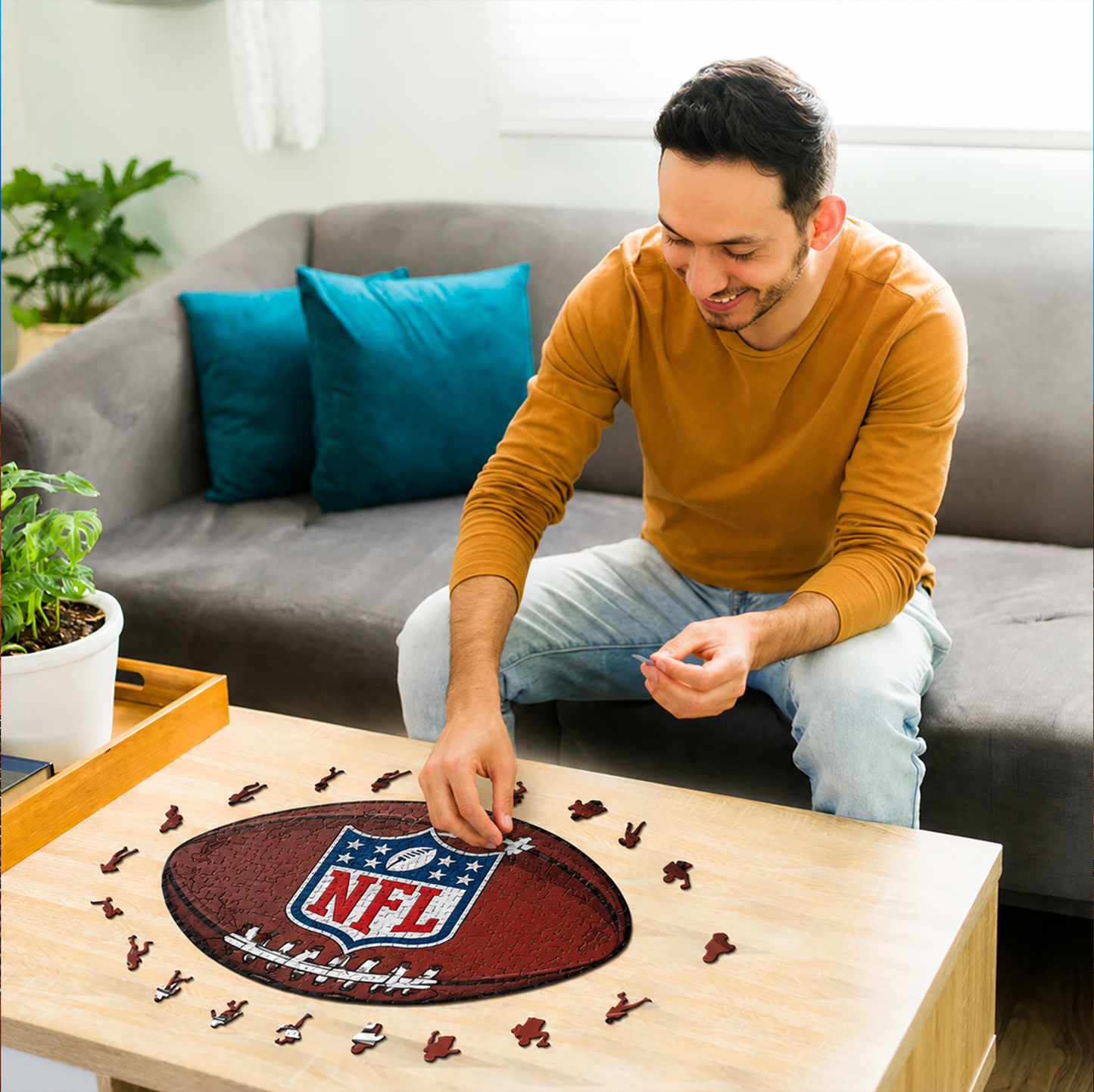 PREMIUM NFL X LAC 3D Platinum Wooden Puzzle Gift For Fan Limited Editions NDT VHM 030626