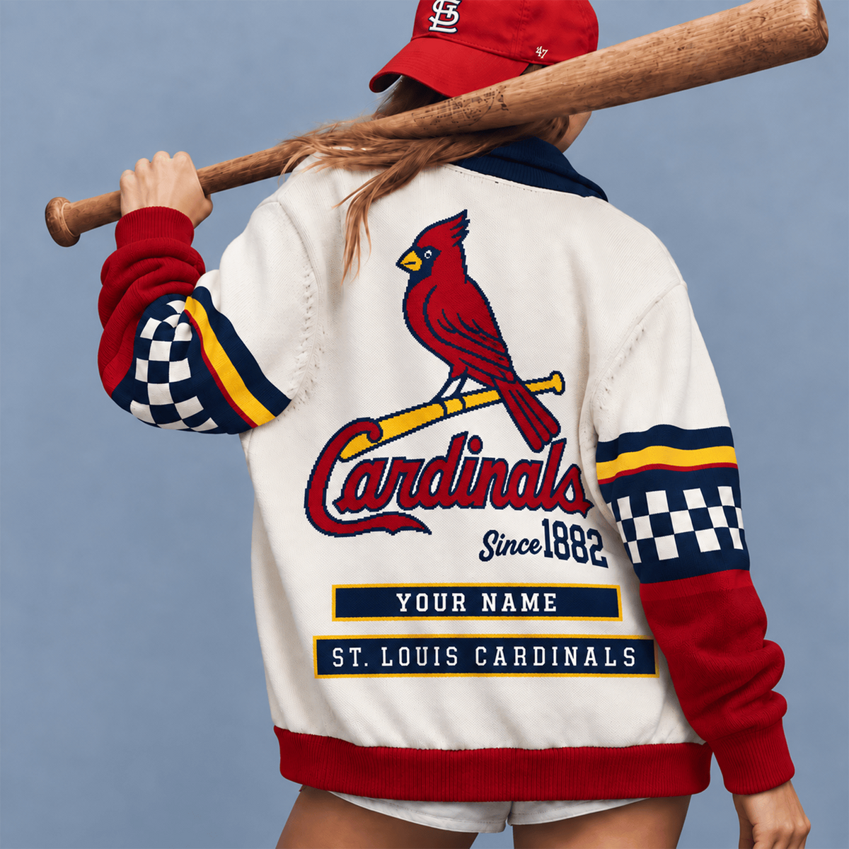 SLC X MLB Premium Cardigan Jaket Personalized Gift For Fan Baseball Men Women - Limited Edition
