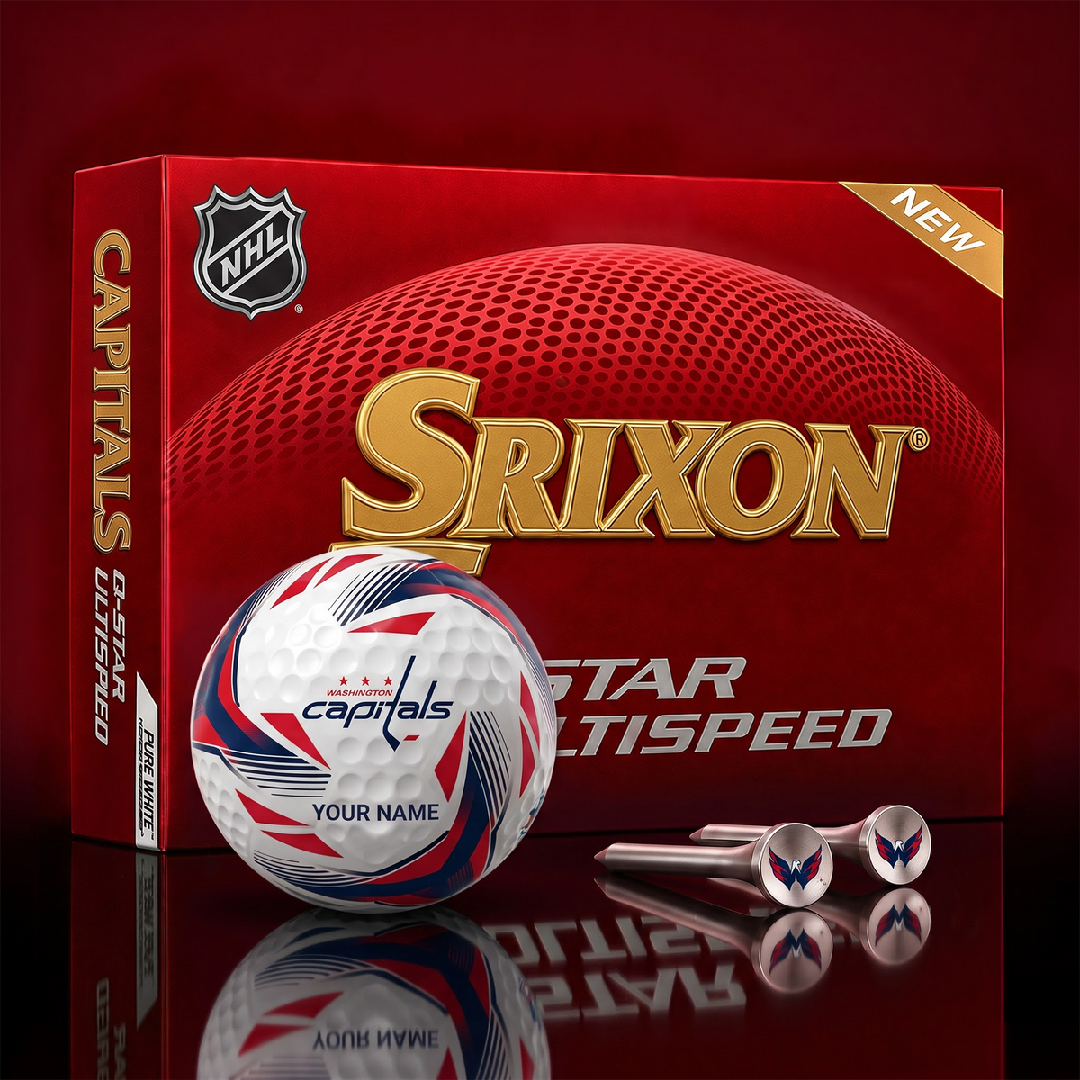 WC_NHL Fan Signature Golf Ball Set Personalized Edition