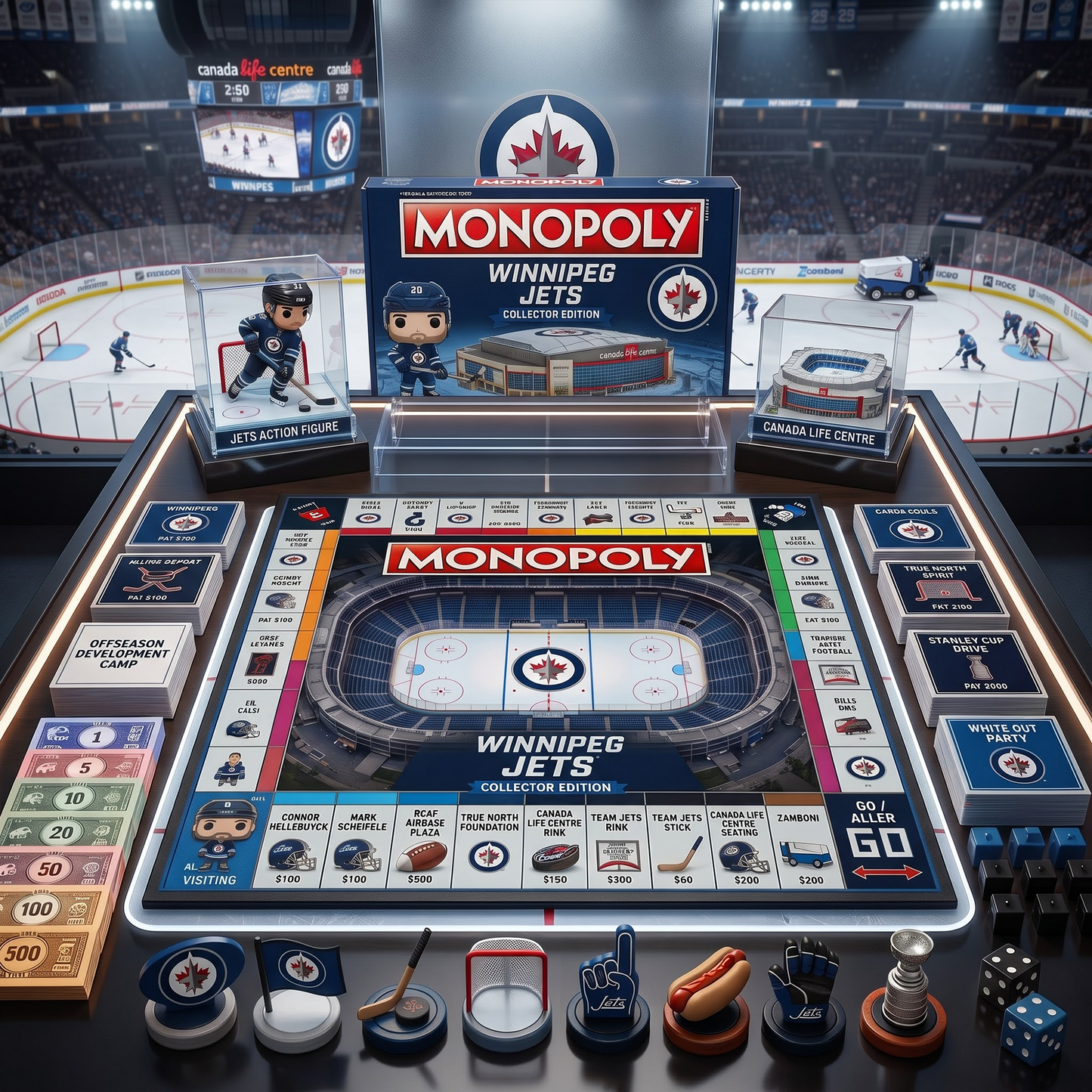 WJ_PREMIUM MONOPOLY NHL COLLECTOR’S EDITION BOARD GAME