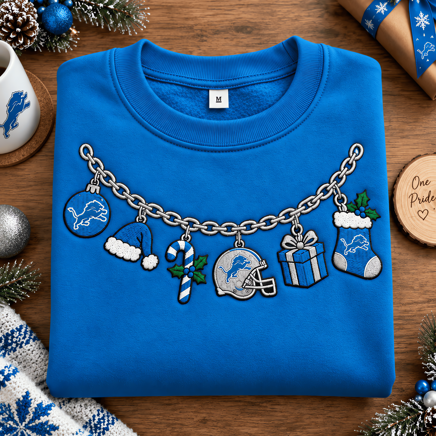 Detroit Lions NFL New Style Christmas Sweatshirt Gift For Fan Love