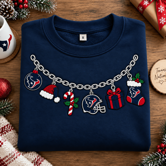 Houston Texans NFL New Style Christmas Sweatshirt Gift For Fan Love