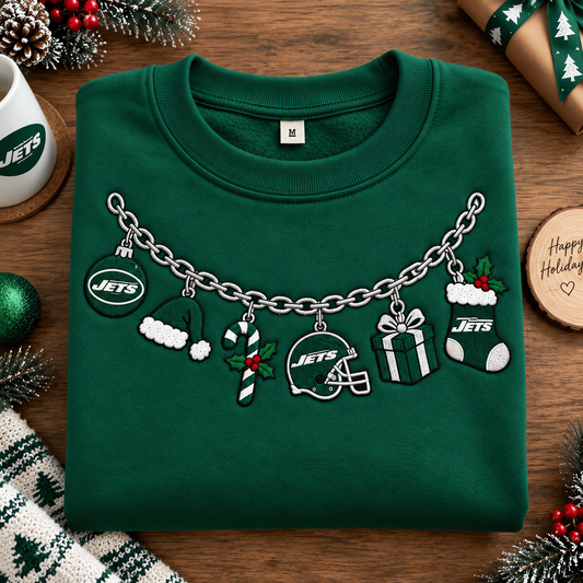 New York Jets NFL New Style Christmas Sweatshirt Gift For Fan Love