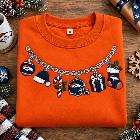 Denver Broncos NFL New Style Christmas Sweatshirt Gift For Fan Love