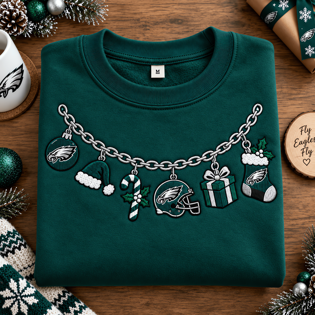 Philadelphia Eagles NFL New Style Christmas Sweatshirt Gift For Fan Love