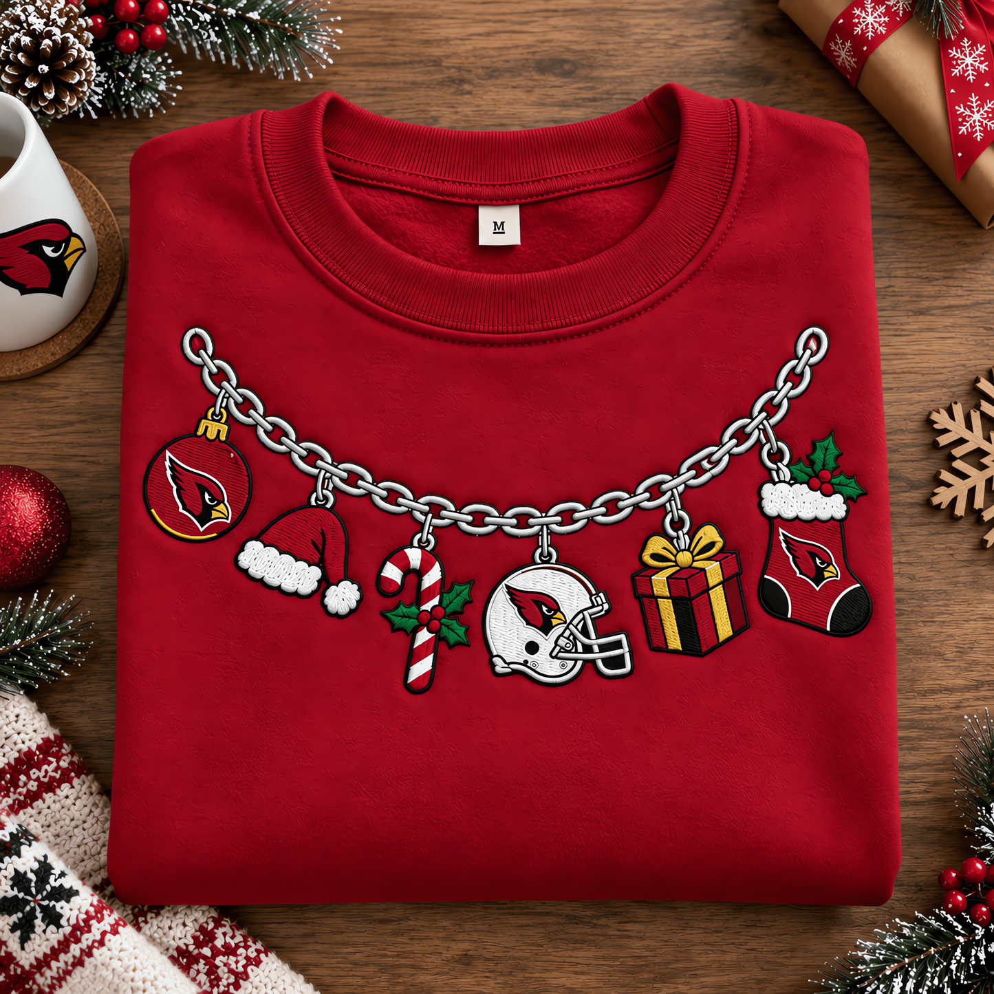 Arizona Cardinals NFL New Style Christmas Sweatshirt Gift For Fan Love