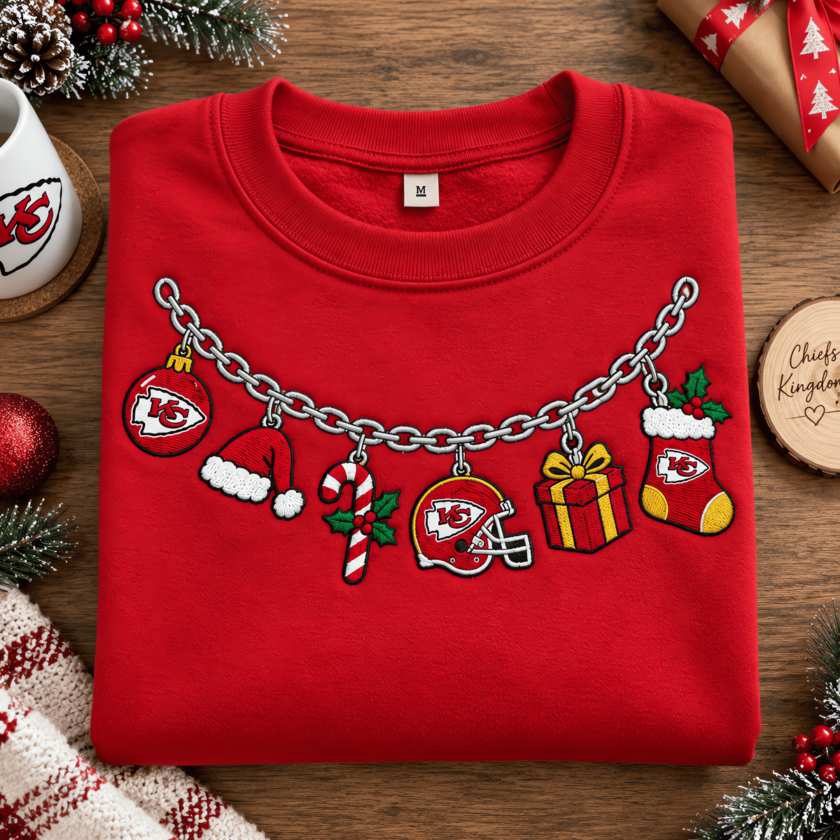 Kansas City Chiefs NFL New Style Christmas Sweatshirt Gift For Fan Love