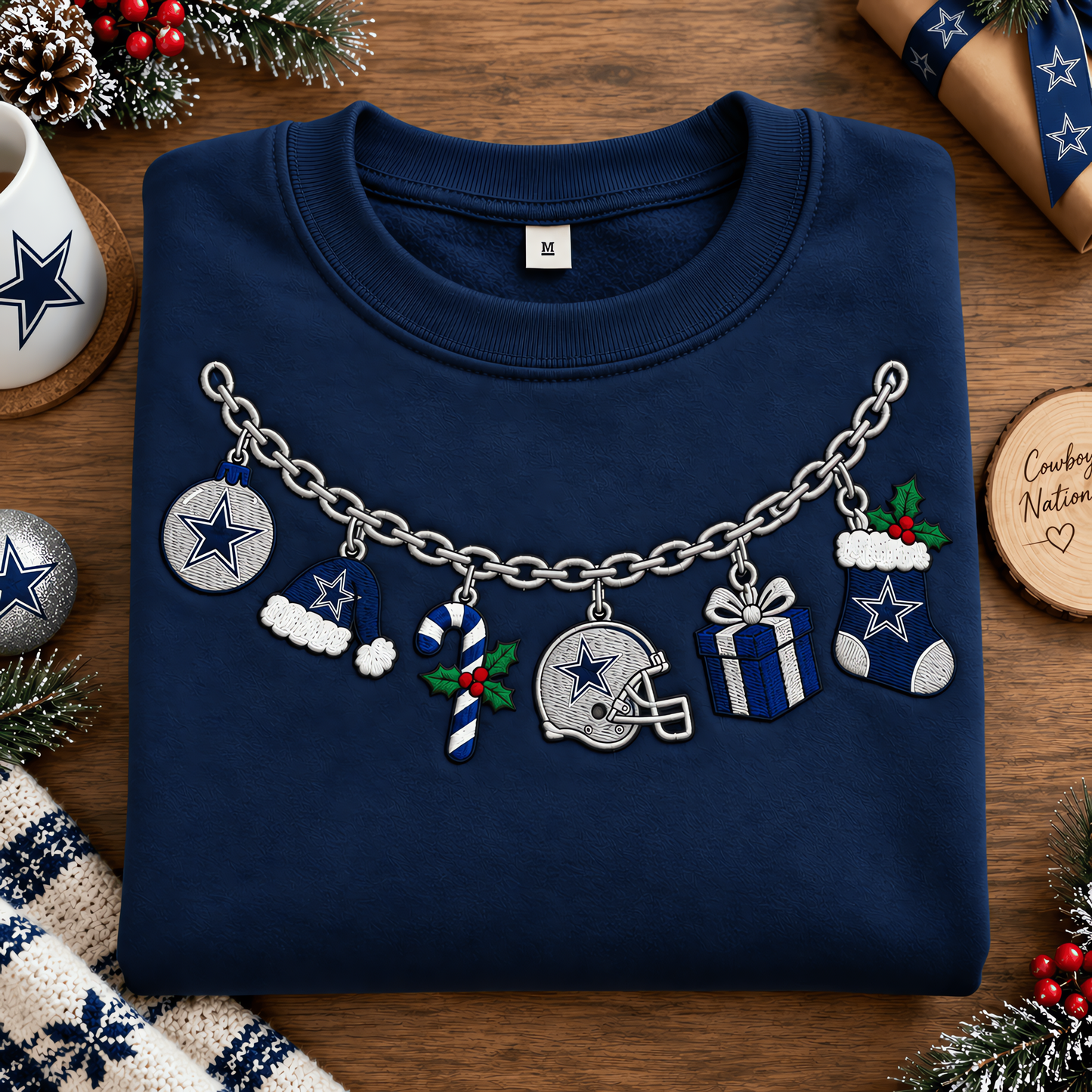 Dallas Cowboys NFL New Style Christmas Sweatshirt Gift For Fan Love