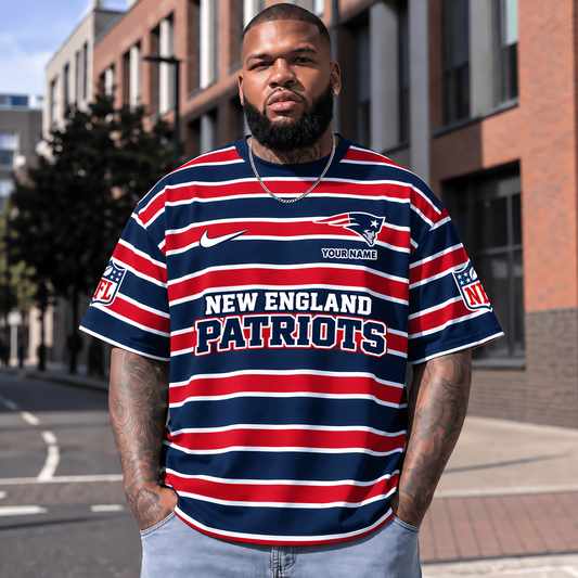 New England Patriots NFL T-Shirt Custom Name For Fan