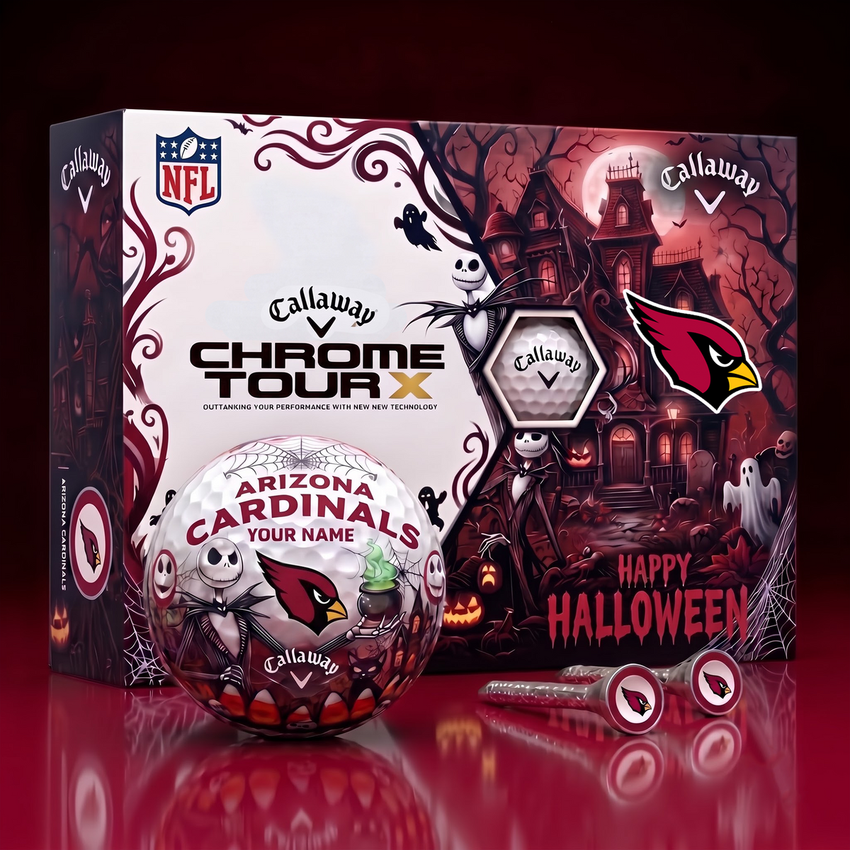 AC x NFL Halloween Horror Golf Ball Set – Personalized Edition