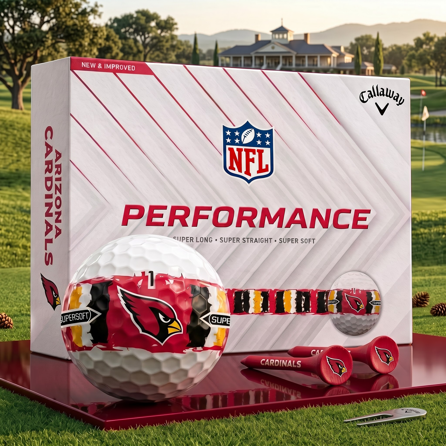AC_NFL Premium Golf Ball Limited Edition Set