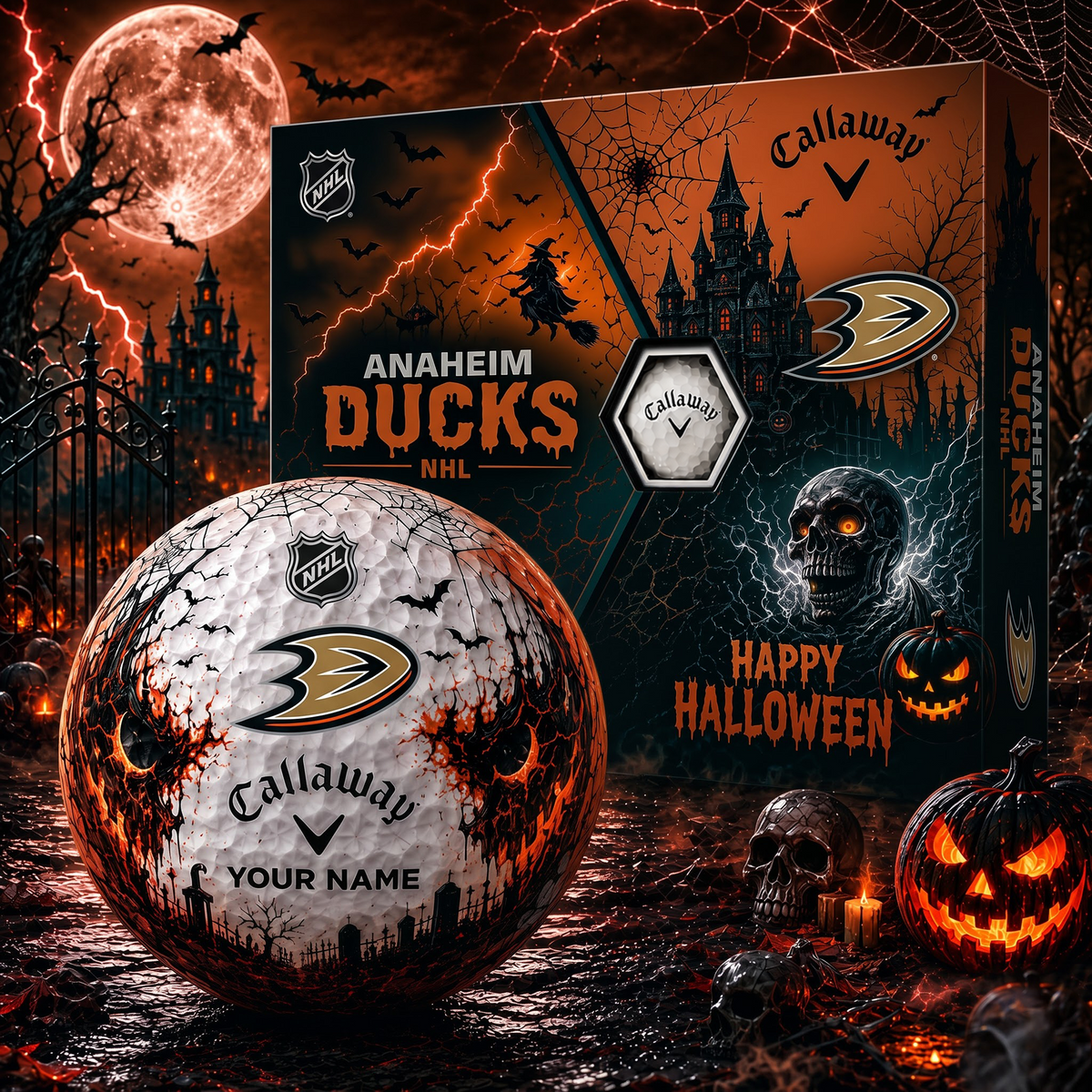 ANA X Premium NHL Halloween Golf Ball Limited Edition V2