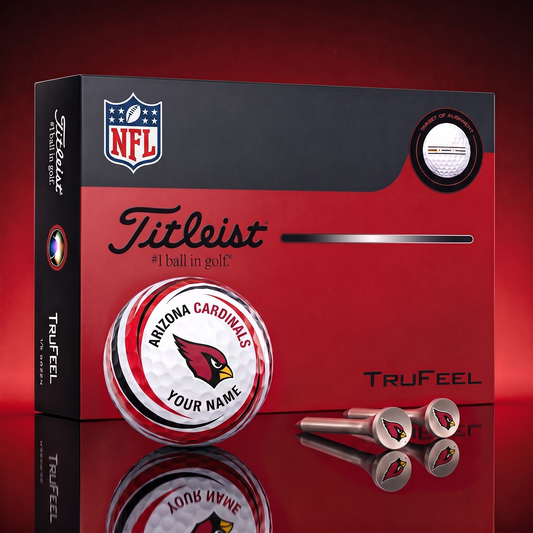 ARI X SIGNATURE NFL DELUXE PERSONALIZED GOLF BALL SET – PREMIUM EDITION