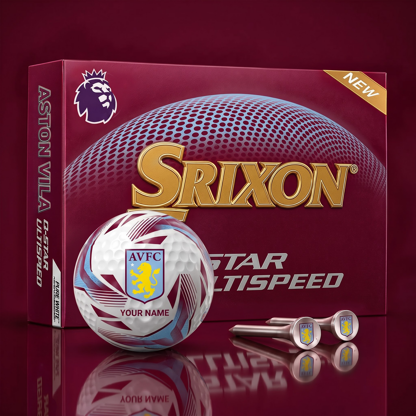 AST_EPL Football Fan Signature Golf Ball Set Personalized Edition