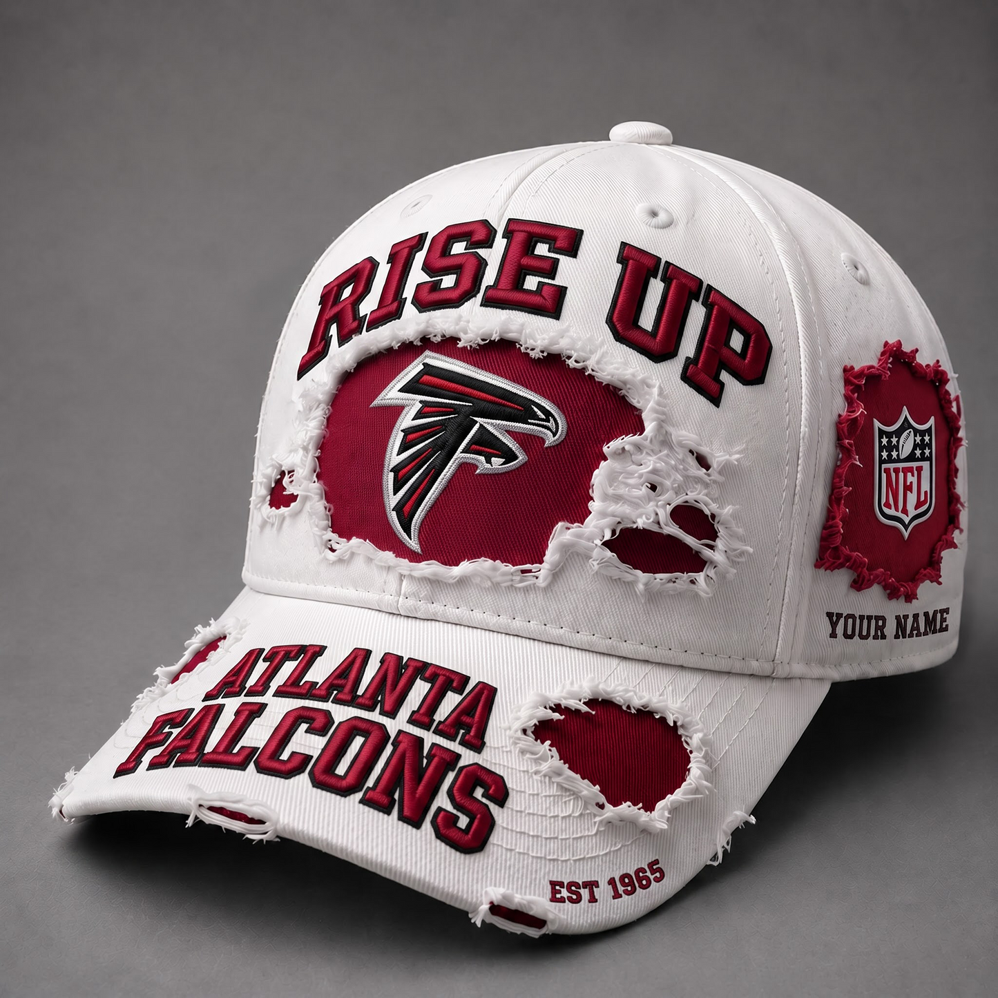 ATL X NFL PREMIUM PERSONALIZED CAP FOR GAME DAY