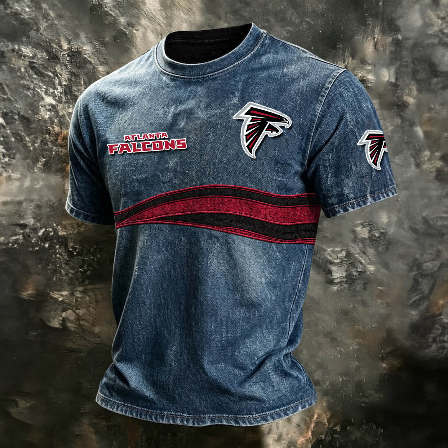 ATL x NFL Washed Cotton Retro Men's T-shirt