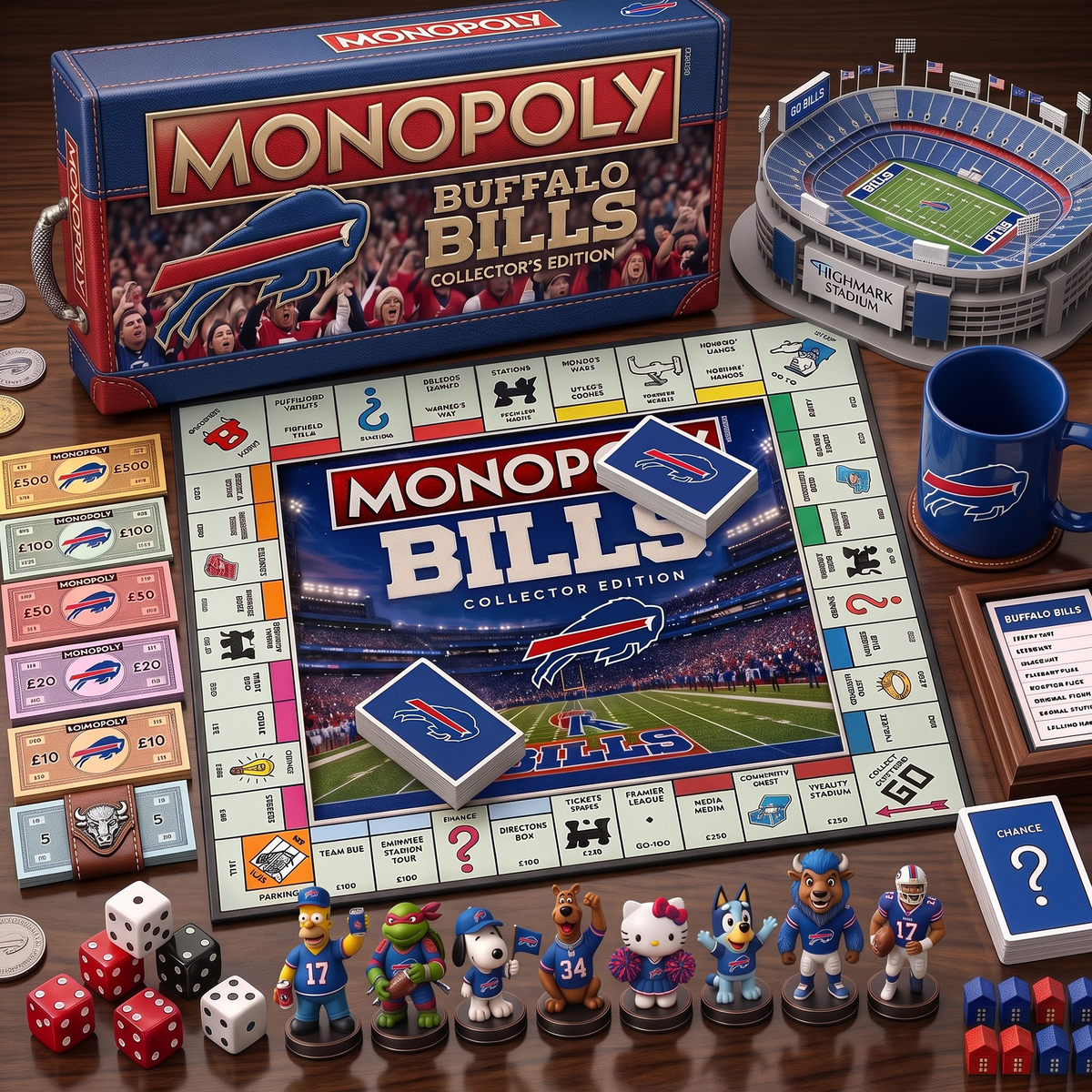 BB_PREMIUM MONOPOLY NFL COLLECTOR’S EDITION BOARD GAME