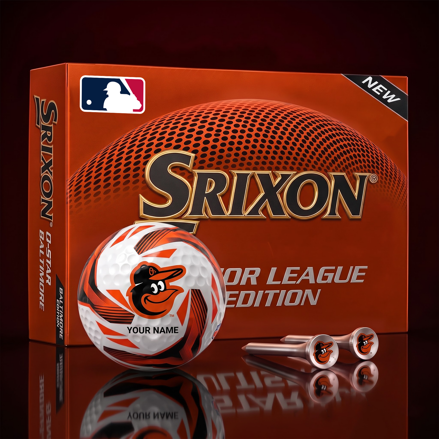 BO x MLB Football Fan Signature Golf Ball Set Personalized Edition