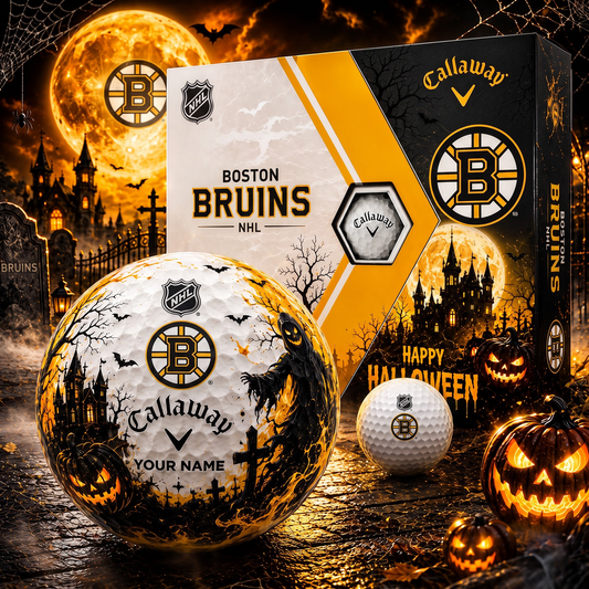 BOS X Premium NHL Halloween Golf Ball Limited Edition V3