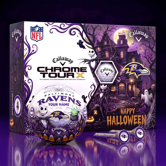 BR x NFL Halloween Horror Golf Ball Set – Personalized Edition